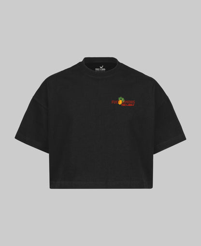 Fuck Lemons Croptop - Zwart