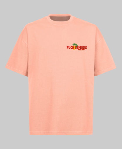 Fuck Lemons Oversized Tee - Roze