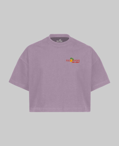 Fuck Lemons Croptop - Paars