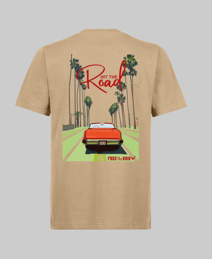 Hit the Road Regular Tee - Beige