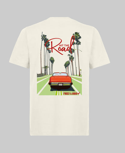 Hit the Road Regular Tee - Wit