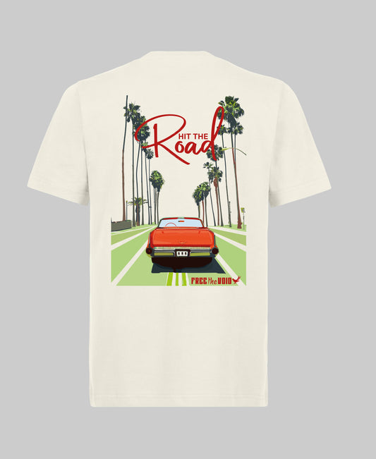 Hit the Road Regular Tee - Wit