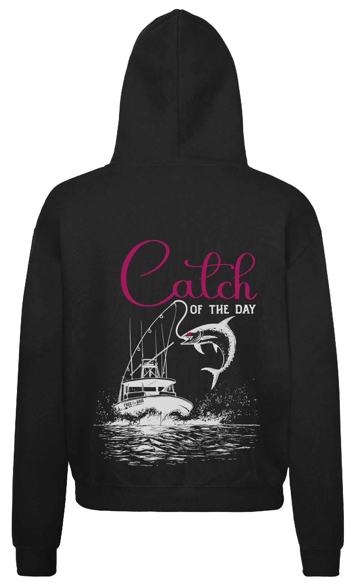 Catch of the Day Limited Edition Oversized Hoodie Black