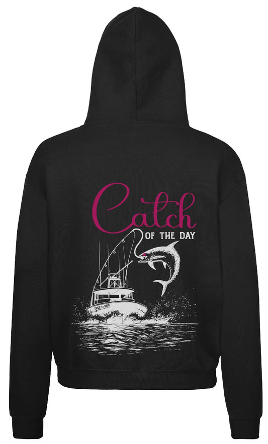 Catch of the Day Limited Edition Oversized Hoodie Black