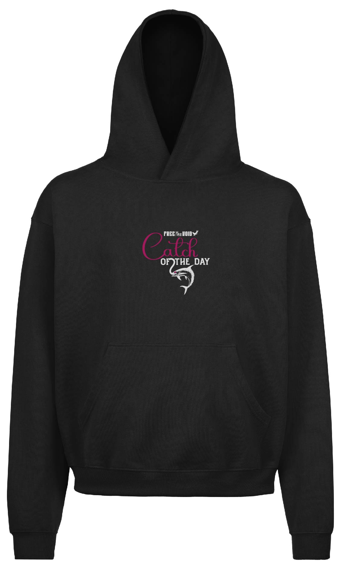 Catch of the Day Limited Edition Oversized Hoodie Black