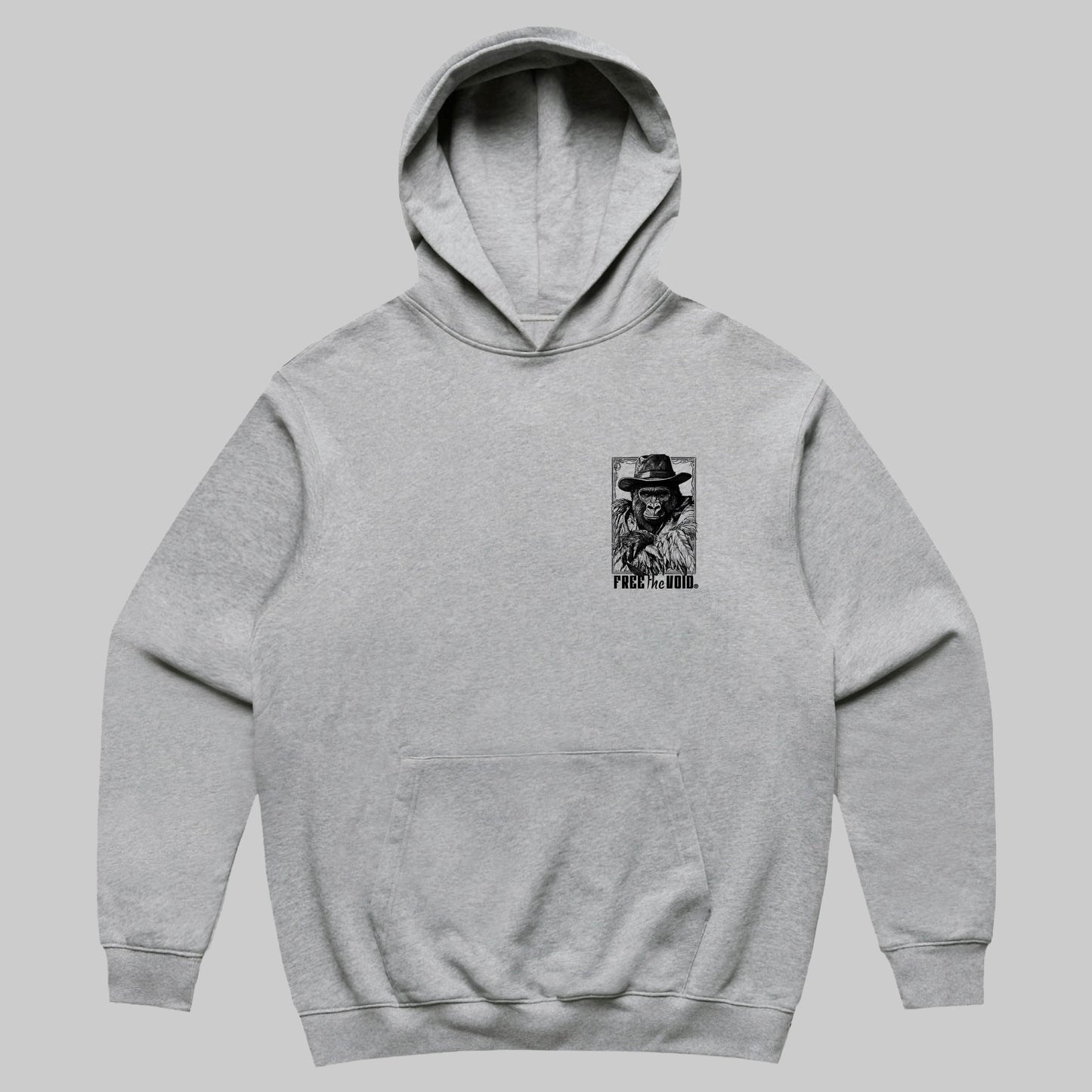 Go Ape or Go Home Hoodie - Grijs