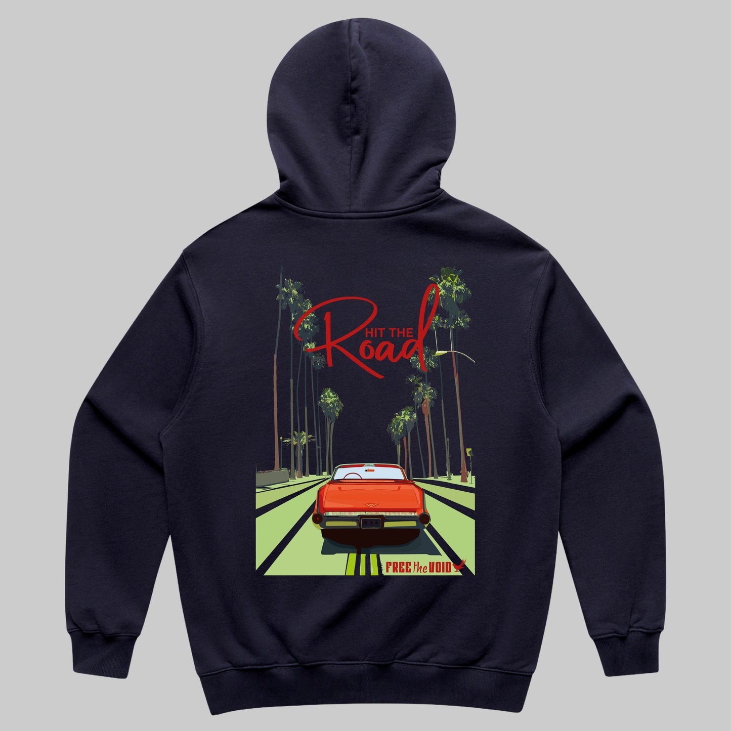 Hit the Road Hoodie - Marine Blauw