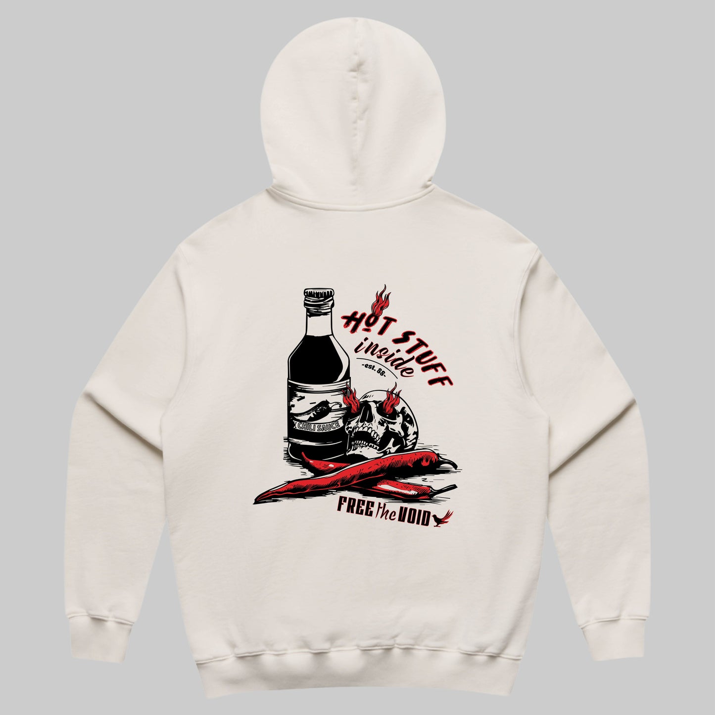 Hot Stuff Hoodie - Creme