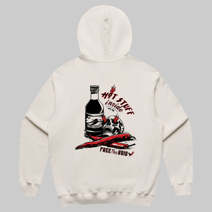 Hot Stuff Hoodie - Creme
