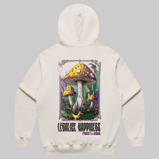 Legalize Happiness Hoodie - Creme