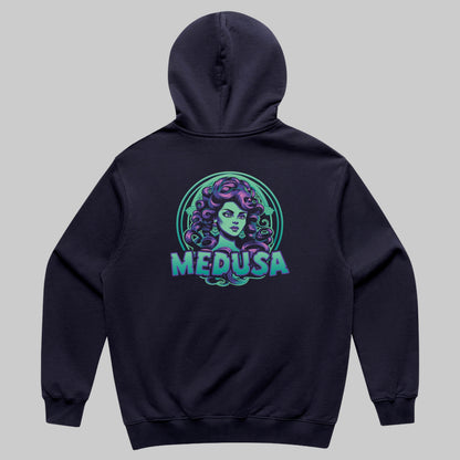 Medusa Green Hoodie - Marine Blauw