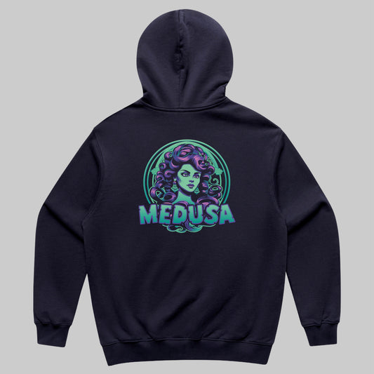 Medusa Green Hoodie - Marine Blauw