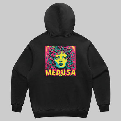 Medusa Pink Hoodie - Zwart