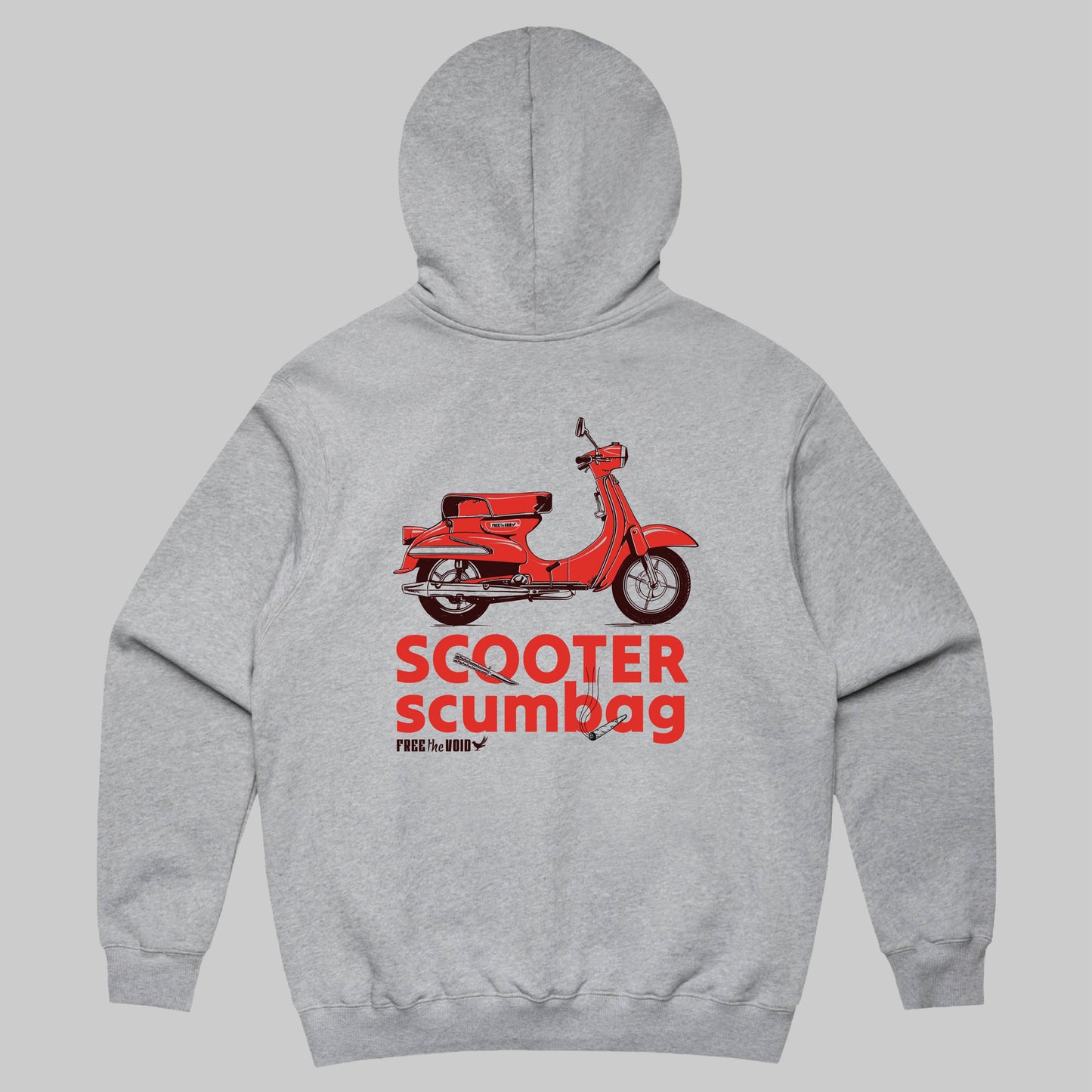Scooter Scumbag Hoodie - Grijs