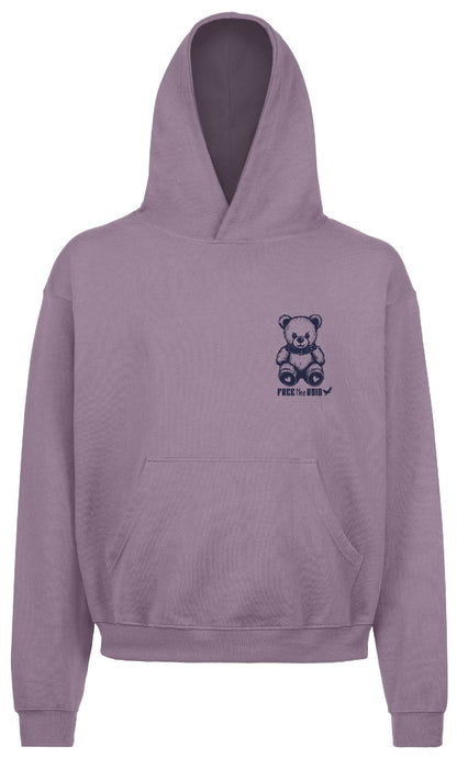 Soft but Fierce Oversized Hoodie - Paars