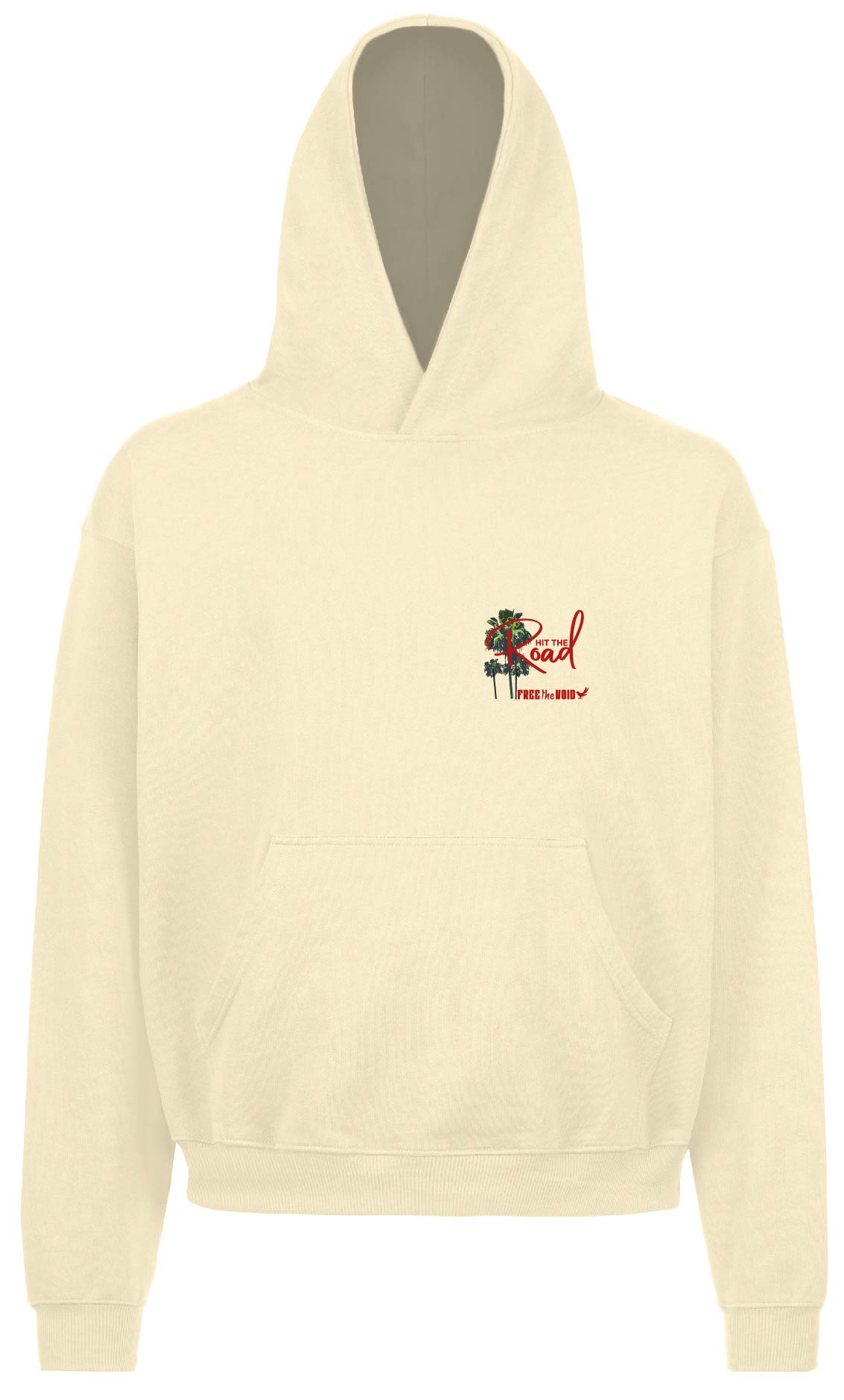 Hit the Road Limited Edtion Oversized Hoodie Cream