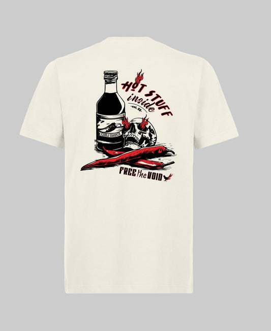 Hot Stuff Regular Tee - Wit