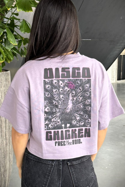 Disco Chicken Croptop - Paars