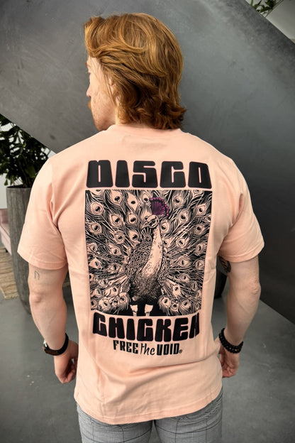 Disco Chicken Regular Tee - Roze