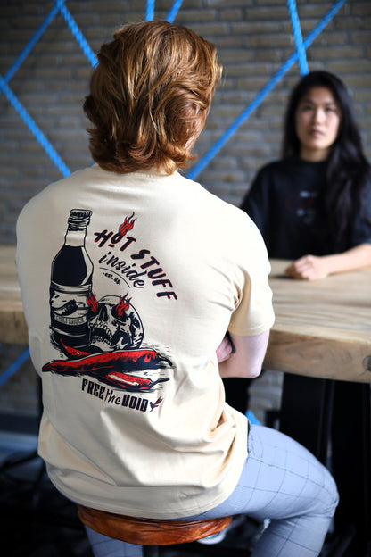 Hot Stuff Regular Tee - Zand