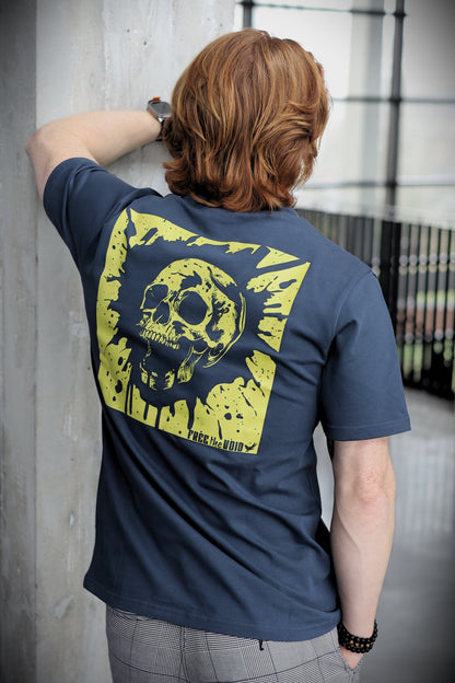 Call me Skull Regular Tee - Marine Blauw