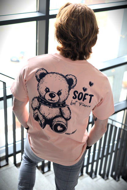Soft but Fierce Regular Tee - Roze