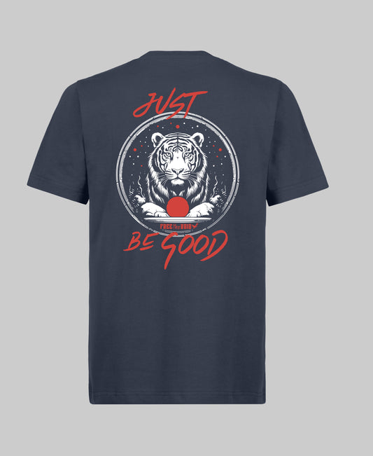 Just be Good Regular Tee - Marine Blauw