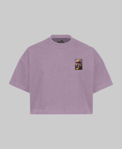 Legalize Happiness Mushroom Croptop - Paars