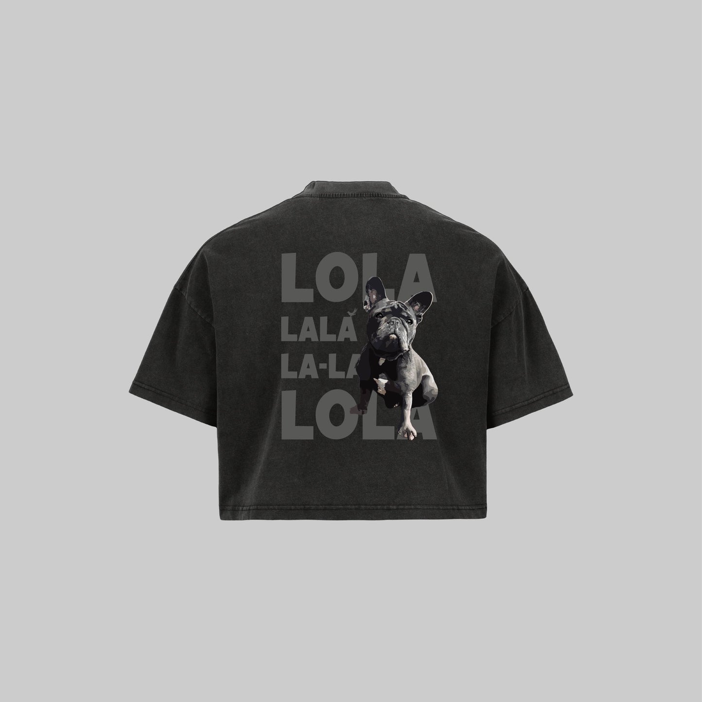 Lola Croptop - Vintage Zwart