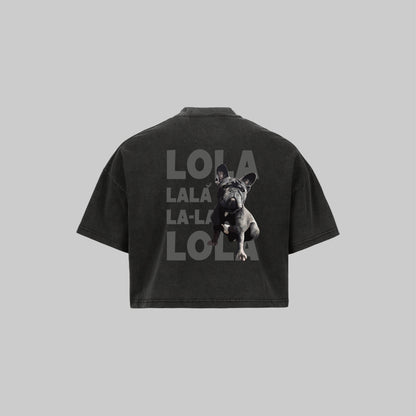 Lola Croptop - Vintage Zwart
