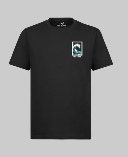Make Waves Regular Tee - Zwart