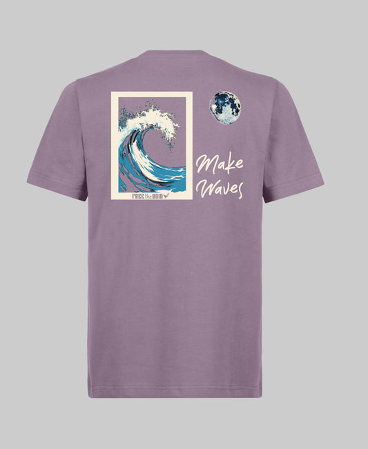 Make Waves Regular Tee - Paars