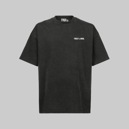 Make Your Move Oversized Tee - Vintage Zwart