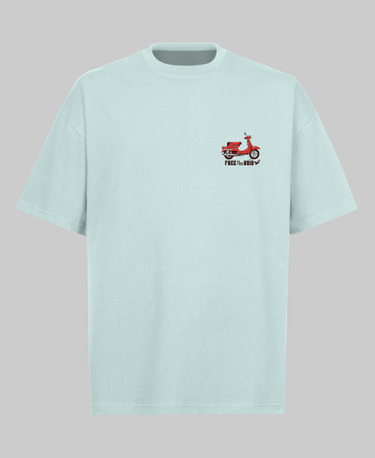 Scooter Scumbag Oversized Tee - Lichtblauw