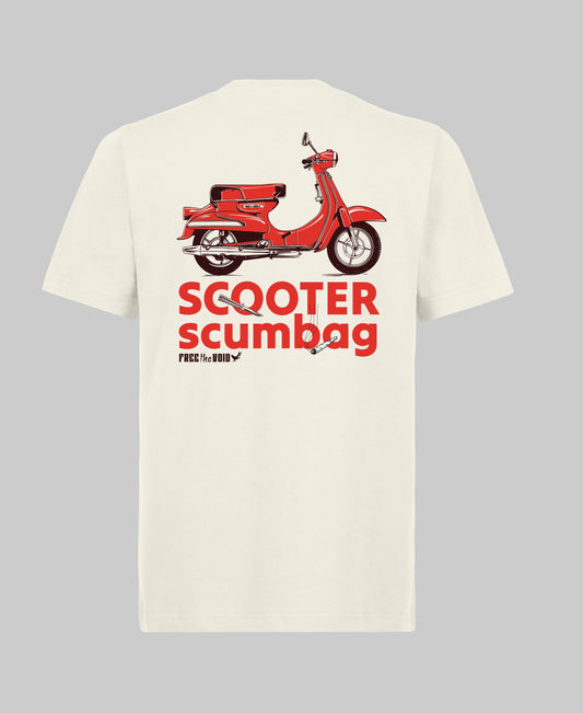 Scooter Scumbag Regular Tee - Wit