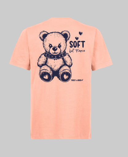 Soft but Fierce Regular Tee - Roze