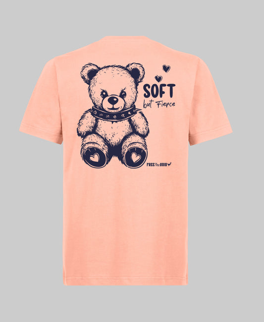 Soft but Fierce Regular Tee - Roze