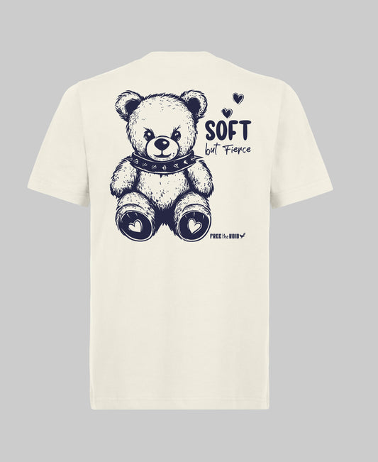 Soft but Fierce Regular Tee - Wit