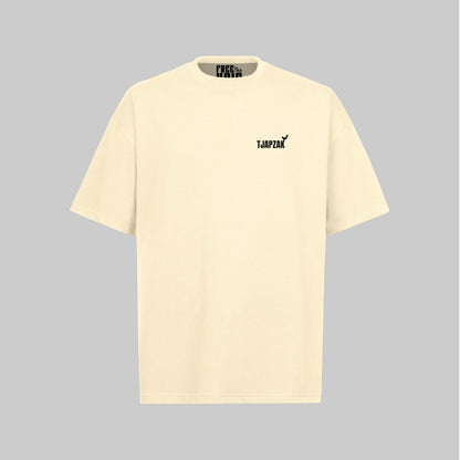 Tjapzak Oversized Tee - Creme